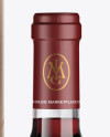 Clear Glass Red Wine Bottle and Tube Mockup