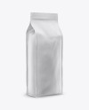 Matte Coffee Bag Mockup - Half Side View