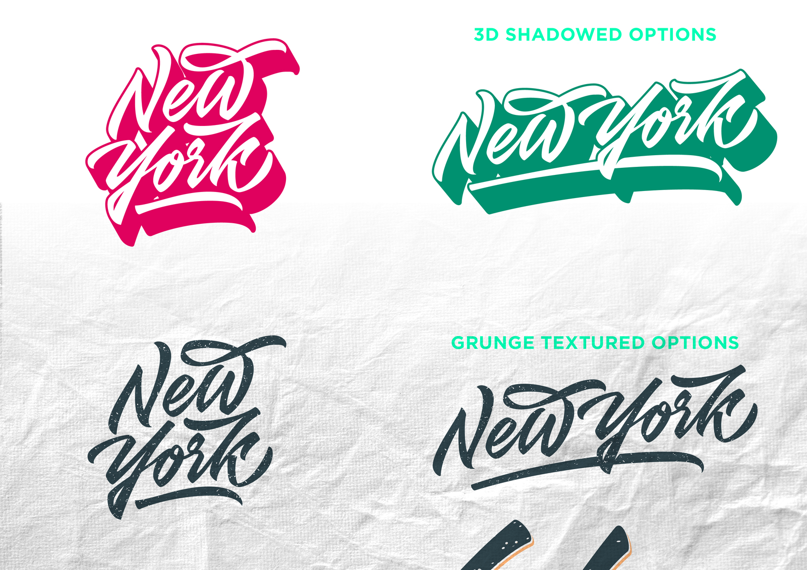 New York 5 Districts hand made lettering in original dynamic style. Design pack. New York 5 Districts hand made lettering in original dynamic style. Design pack.