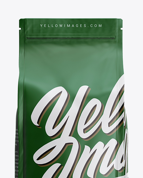 Matte Coffee Bag Mockup