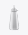 Matte Sauce Bottle Mockup Matte Sauce Bottle Mockup