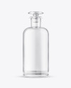 Clear Glass Vodka Bottle Mockup