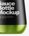 Metallic Sauce Bottle Mockup