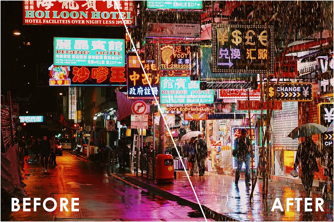 Realistic Rain Overlays Realistic Rain Overlays