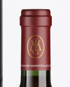 Green Glass Red Wine Bottle and Tube Mockup
