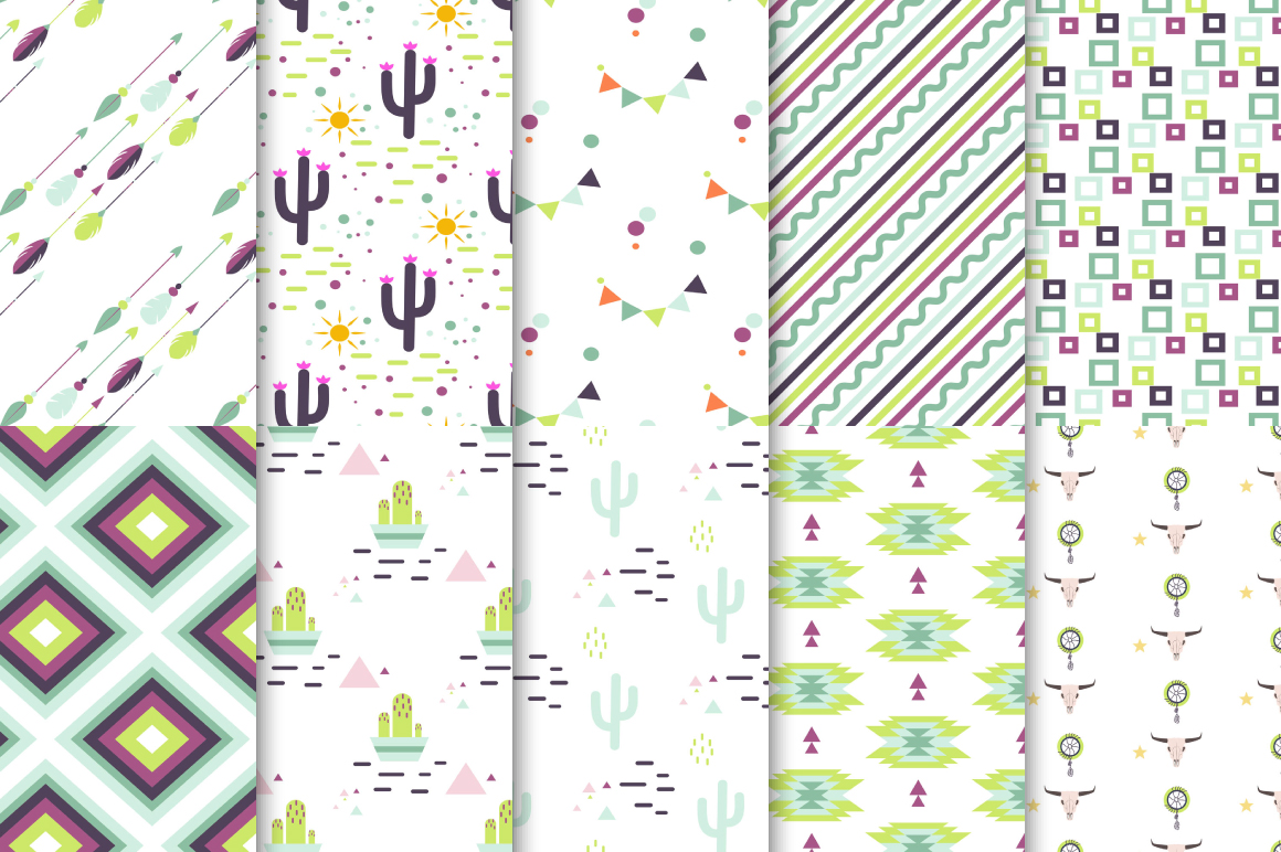 50 Desert and Tribal patterns