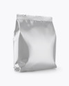 Glossy Snack Package Mockup - Half Side View