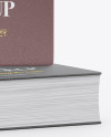 Leather Covered Books Mockup