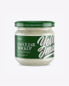 Glass Jar With Ramsons Spread Mockup