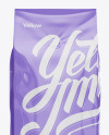 2,5 kg Glossy Coffee Bag With Valve Mockup - Front View