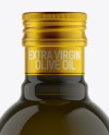 500ml Antique Green Olive Oil Bottle Mockup