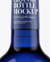 Cobalt Blue Liquor Bottle Mockup