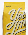 2,5 kg Coffee Bag With Valve Mockup - Front View