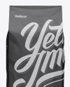 2,5 kg Coffee Bag With Valve Mockup - Front View