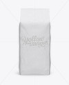 2,5 kg Coffee Bag With Valve Mockup - Front View