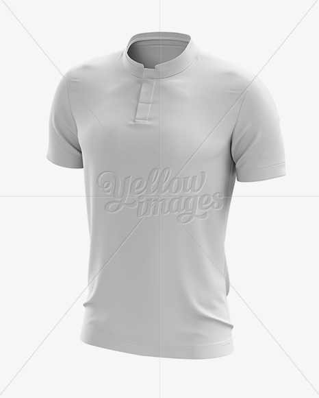 Soccer T-Shirt Mockup - Halfside View