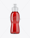 330ml PET Bottle W/ Berry Juice Mockup