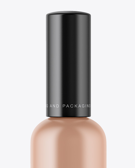 Matte Cosmetic Bottle Mockup Matte Cosmetic Bottle Mockup
