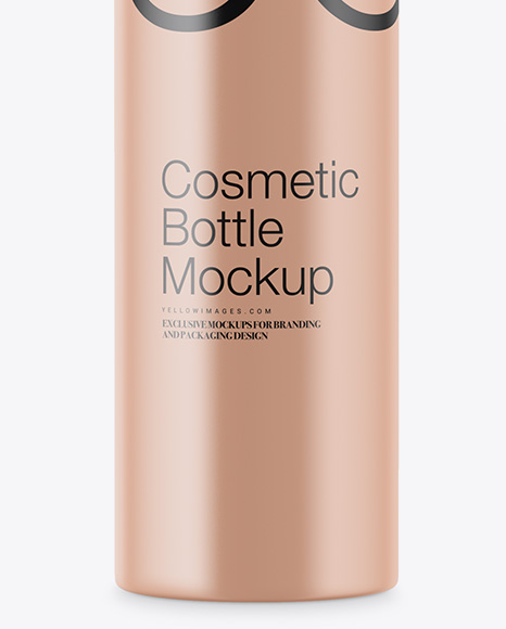 Matte Cosmetic Bottle Mockup Matte Cosmetic Bottle Mockup