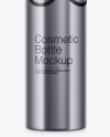 Metallic Cosmetic Bottle Mockup Metallic Cosmetic Bottle Mockup