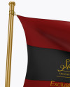 Flag Mockup - Front View