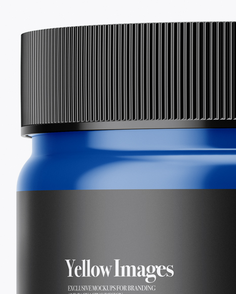 Glossy Plastic Jar Mockup Glossy Plastic Jar Mockup