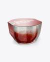 Plastic Cup w/ Sauce Mockup - Half Side View (High-Angle Shot) Plastic Cup w/ Sauce Mockup - Half Side View (High-Angle Shot)