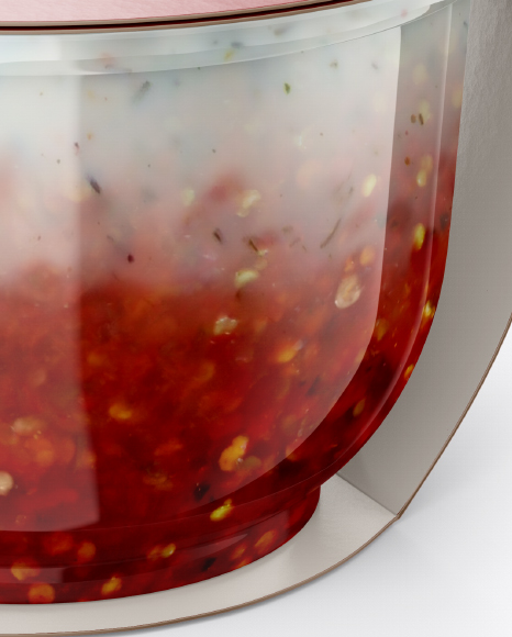 Plastic Cup w/ Sauce Mockup - Half Side View (High-Angle Shot) Plastic Cup w/ Sauce Mockup - Half Side View (High-Angle Shot)