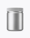 Metallic Plastic Jar Mockup Metallic Plastic Jar Mockup