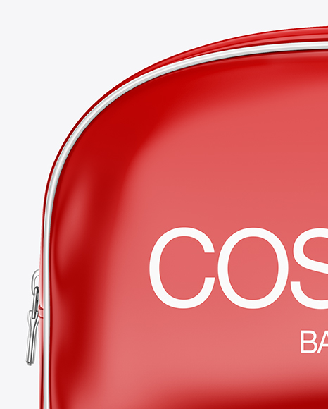 Glossy Cosmetic Bag Mockup