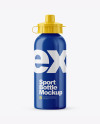 Glossy Sport Bottle Mockup