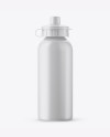 Matte Sport Bottle Mockup