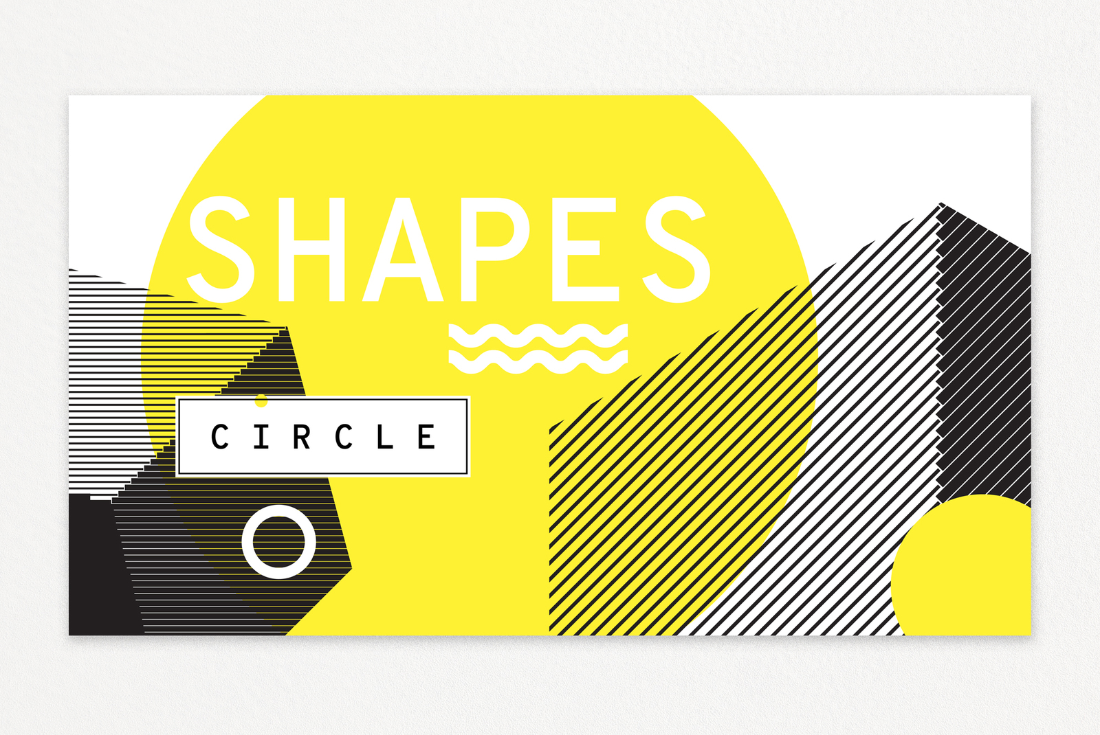 60 geometric shapes, 30 posters