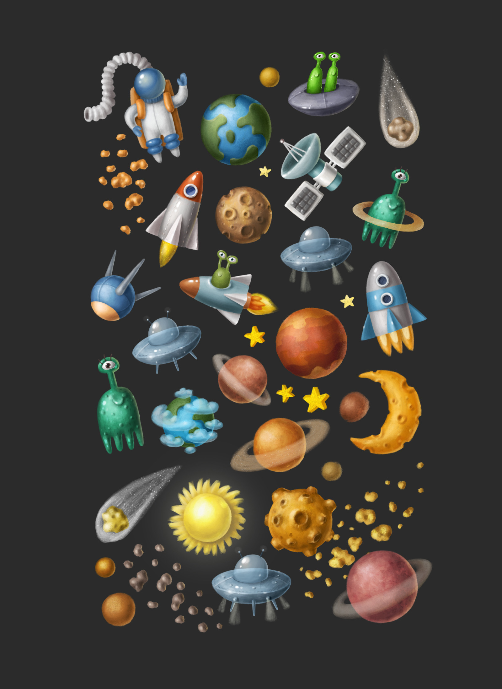 Space objects collection