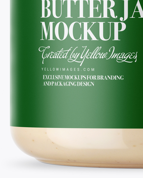 Peanut Butter Jar Mockup Peanut Butter Jar Mockup