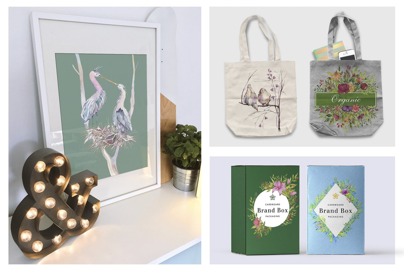 Spring Garden Watercolor Collection Spring Garden Watercolor Collection