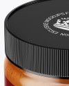 Smoked Peanut Butter Jar Mockup (High-Angle Shot)