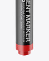Matte Permanent Marker Mockup - Front View