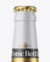 330ml Clear Glass Bottle With Tonic Mockup