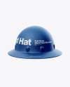 Full Brim Hard Hat Mockup - Front View