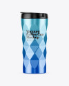 420ml Matte Stainless Steel Vacuum Coffee Cup Mockup
