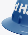 Full Brim Hard Hat Mockup - Half Side View