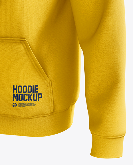 Men’s Heavyweight Hoodie mockup (Half Side View)