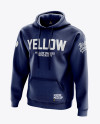 Men’s Heavyweight Hoodie mockup (Half Side View)