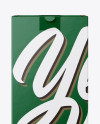 Glossy Box Mockup - Front View Glossy Box Mockup - Front View