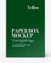 Glossy Box Mockup - Front View Glossy Box Mockup - Front View