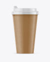 Paper Coffee Cup Mockup - Front View Paper Coffee Cup Mockup - Front View