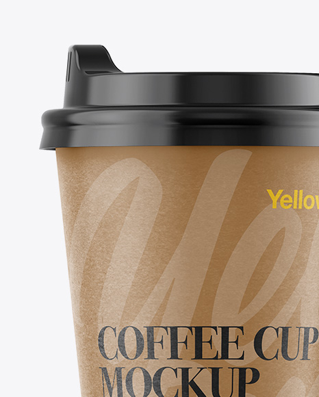Paper Coffee Cup Mockup - Front View Paper Coffee Cup Mockup - Front View