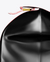 16oz Matte Metallic Coffee Bag Mockup - Side View