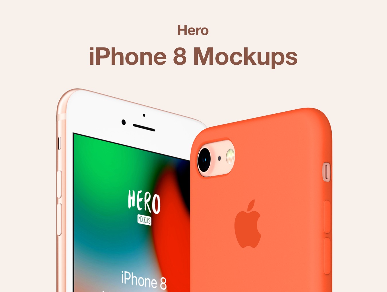 HERO iPhone 8 Mockups